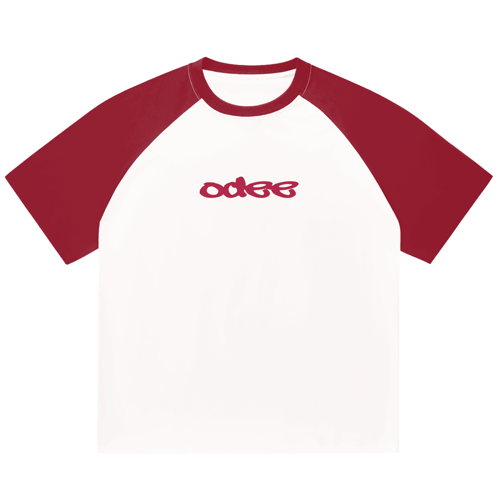 ODEE - Core - Color-Blocked Raglan Sleeve Tee